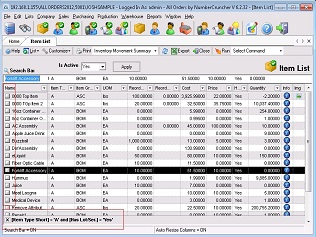 NumberCruncher - Inventory Management Software